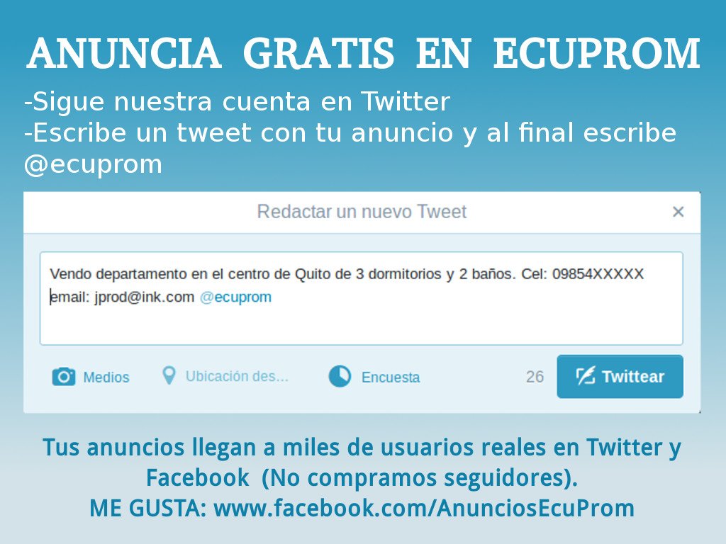 Anuncios EC / Twitter