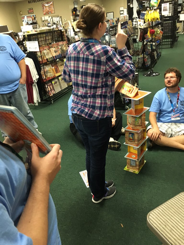 realburkedrew's tweet photo. And now monster sized Rhino Hero. #gfc15 #gfc2015 @GamersforCures https://t.co/If4eI6BaRN