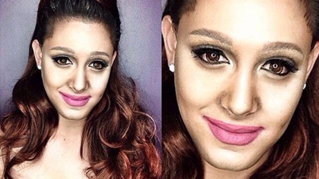 TomCallsx100's tweet photo. Hi @ArianaGrande 👋
This is Your Look-A-Like Here in The Philippines @pochoy29 The King of Make Up Transformation https://t.co/akA1EetHJL