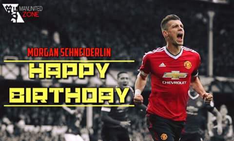 Happy birthday to Morgan Schneiderlin 