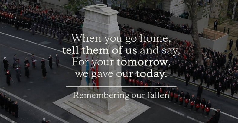 #RemembranceSunday - Our thoughts are with the soldiers who lost their lives for us. Fallen but never forgotten.