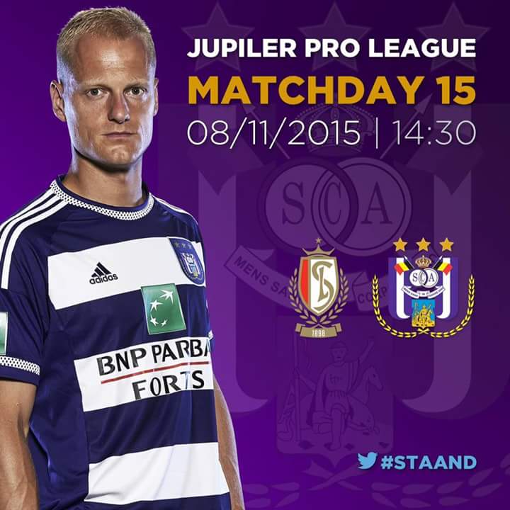 DesmaeleLaura's tweet photo. Allez les mauves! Bon match @olideschacht ⚽ #staand #papyoli #sportingboy #coym https://t.co/ETaFBGOfac