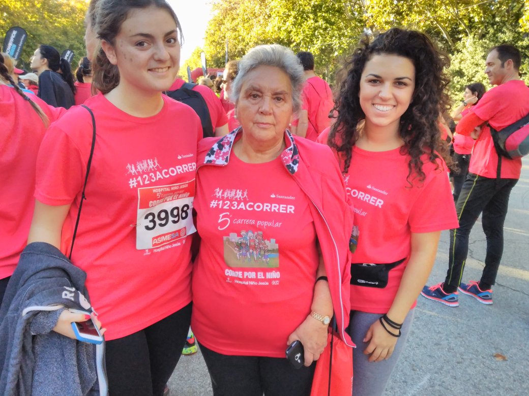 Un domingo precioso y por una buena causa!! #correporelniño #123acorrer #miabuels #thebest