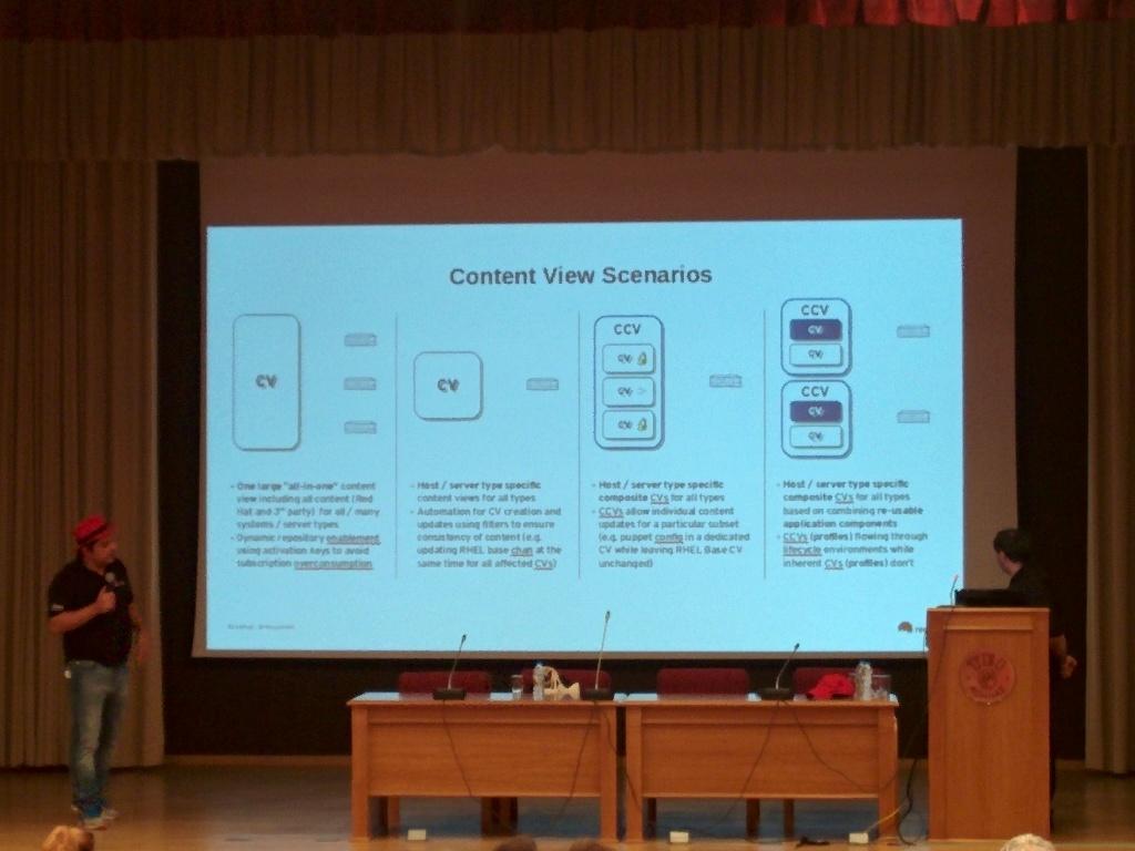 vanton_'s tweet photo. Different content views with #Redhat Satellite by @gblath &amp; zacharioudakis at #Fosscomm2015 https://t.co/5h2BSCCe4v