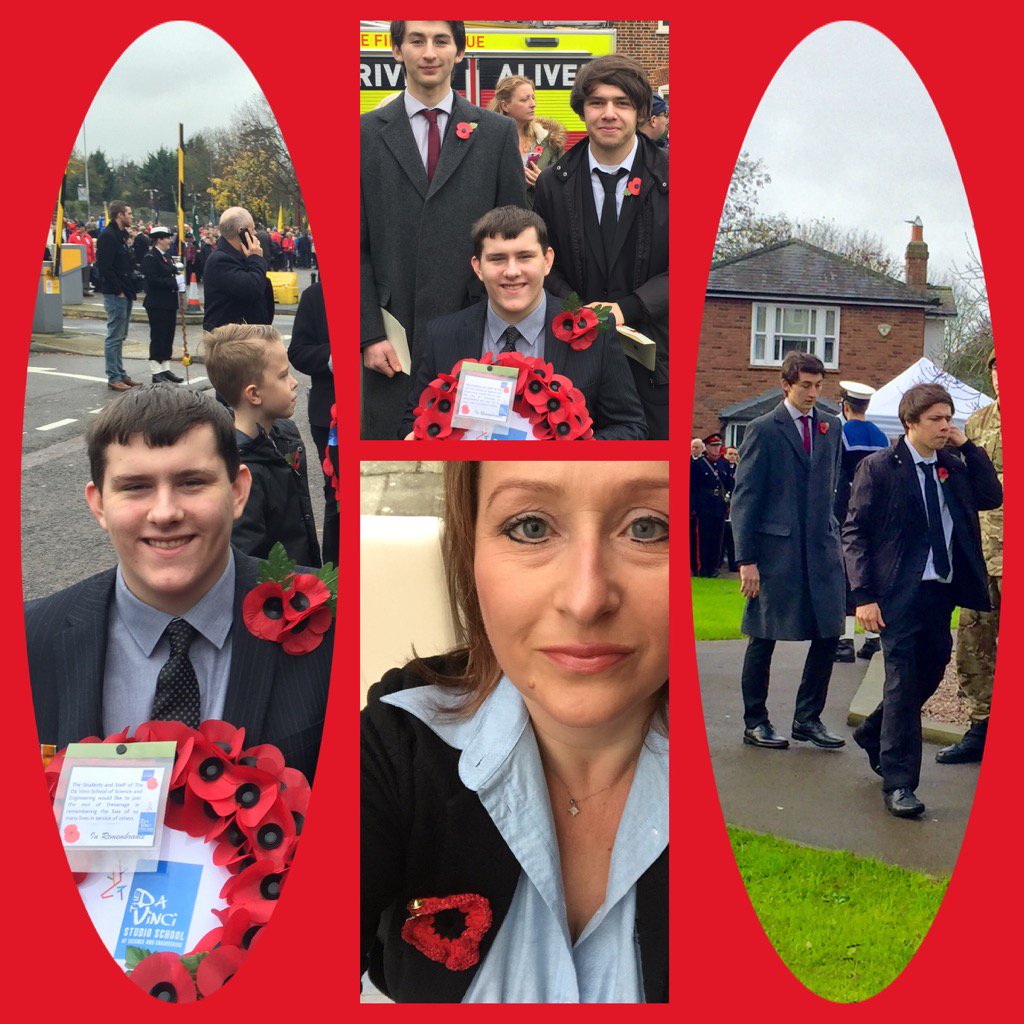 WhatSusanDid's tweet photo. Proud to be part of #Stevenage #RemembranceSunday Parade &amp;Service with @Davinci_school students. Fantastic turnout. https://t.co/owYBhzeArJ