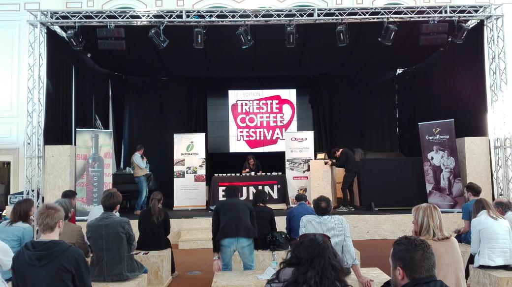 tscapitalecaffe's tweet photo. Ora sul nostro palco: gara di assaggio sul format di gara SCAE - CUP TASTING CHAMPIONSHIP! #triestecoffeefestival https://t.co/ljlbnFV0pg