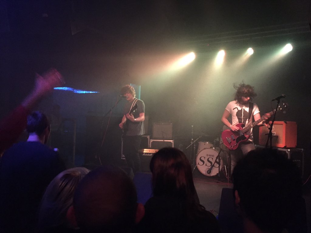 Dan of <a href="/pavilionband/">Pavilion Band</a> with his hair in the wind #rocknroll