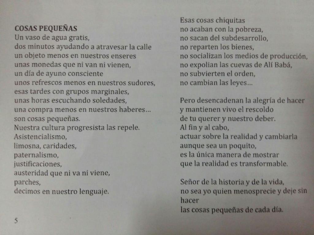 hoacmalaga's tweet photo. Cosas pequeñas en la #comisiongeneral @HOAC_es https://t.co/Gtv3Skpa01