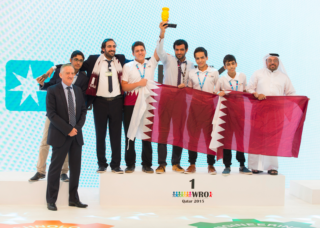 RoboticsQatar's tweet image. مبروك لمدرسة خالد بن أحمد الإعدادية المستقلة لحصولها على جائزة الإلهام في العلوم المقدمة من @MaerskOilQatar