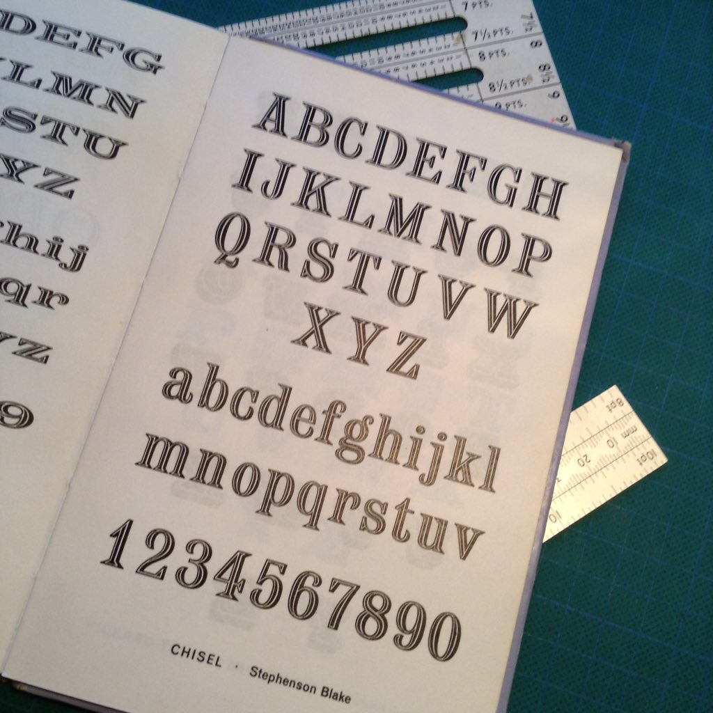 antiquescotland's tweet photo. FontSunday #Typeface #Typescale https://t.co/cd4VAZAfcm