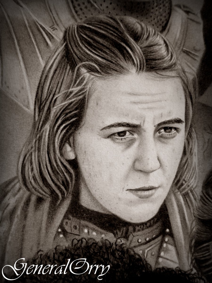 GeneralOrry's tweet photo. My video-portrait step by step of #GemmaWhelan in https://t.co/KB53yYiYn8 @WhelanGemma @GameOfThrones #ashagreyjoy https://t.co/wtiyktnz5N