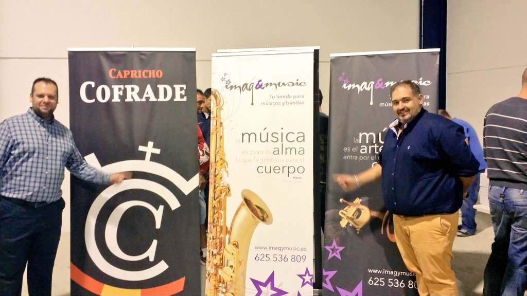 danidebaza's tweet photo. Este año estaré d nuevo con @Imagymusic en @CaprichoCofrade 
Tu tienda de instrumentos y complementos para Bandas. https://t.co/lXdXVSkOyy