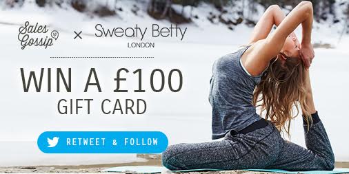 Love <a href="/sweatybetty/">Sweaty Betty</a>? Then RT &amp; FOLLOW us to #win a £100 Sweaty Betty gift card!