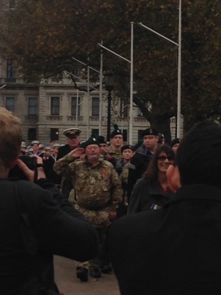 A few shots of the CCF at Horseguards Parade after the Cenotaph parade this morning - well done all
