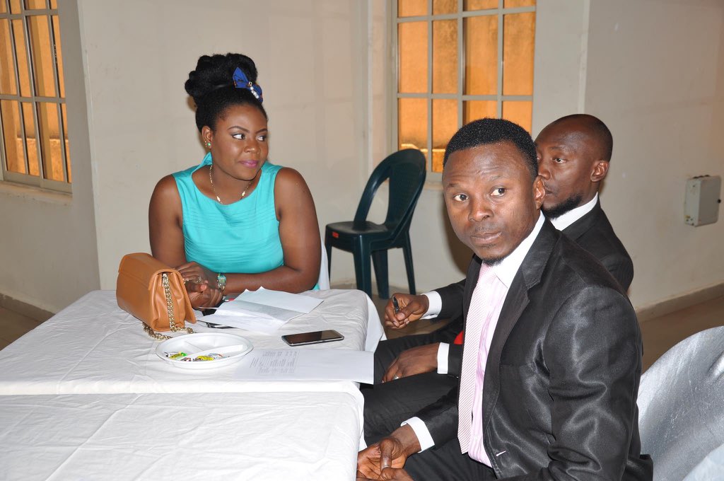 Omobolaji_Ade's tweet photo. @JoannaJames102 @uweowiye and Francis, anointed anchors @ the unveiling of #Overcomingsatan'straps. https://t.co/V9bC7Y7db1