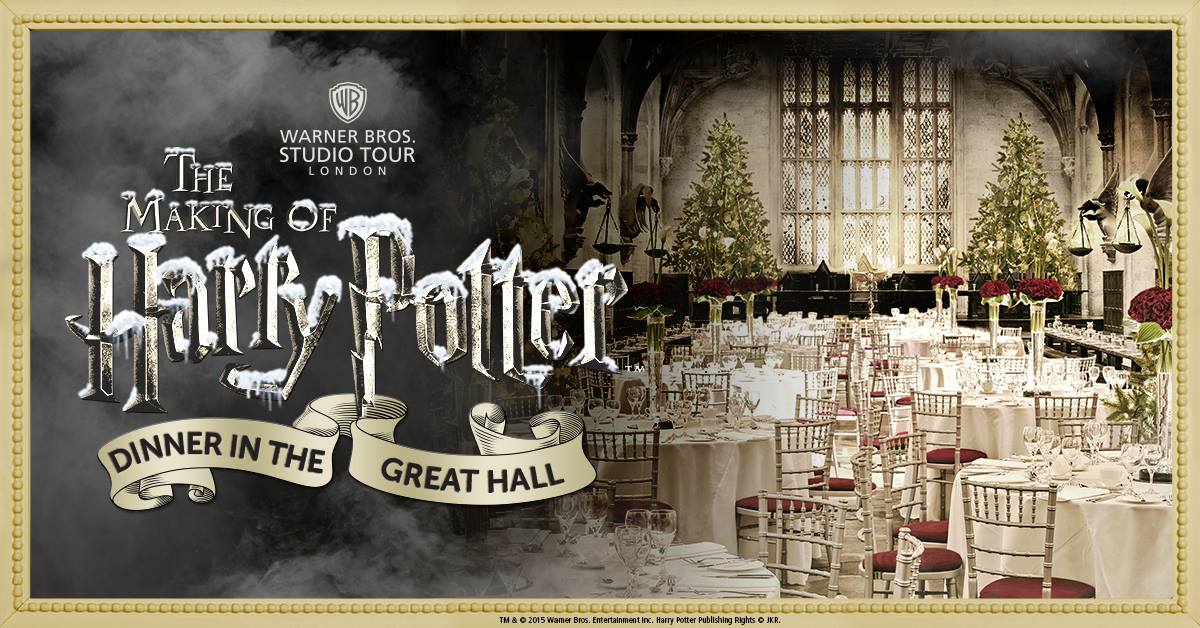 Hogwartssite's tweet photo. Warner Bros. Studio Tour London recreará en diciembre la clásica cena de Navidad de Hogwarts. https://t.co/TrcCdfUxiC