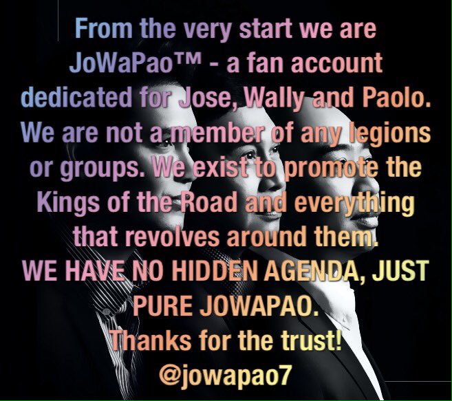jowapaofc's tweet image. Guys rest assured that we will always give you sensible and responsible tweets. Thanks sa tiwala!

#KMJS10