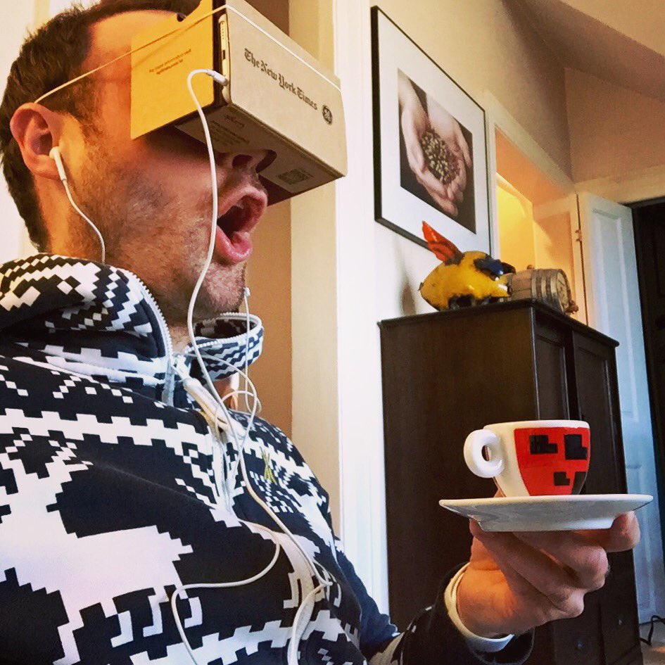 Guys, getting my #news from the future this morning. Thanks <a href="/nytimesphoto/">NYT Photo</a>! #nytvr #virtualreality