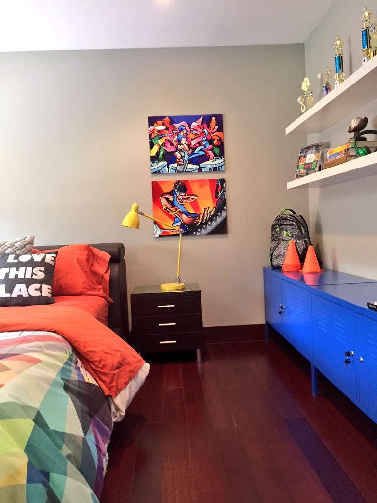 Happy Sunday! More details from our fun #Miami home project! Love this boys bedroom! #interiordesign #boys #bedroom