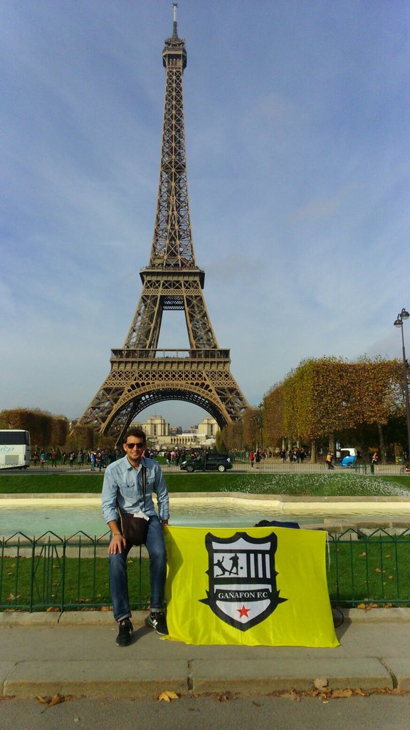 Gañafon también en tierras parisinas #vamosgañafon <a href="/ligachichos/">LIGA LOS CHICHOS</a>