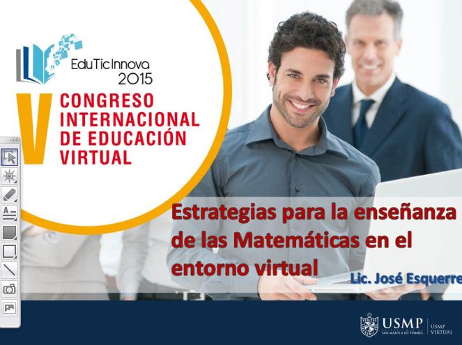 EdinsonUriarte's tweet photo. Viendo la ponencia "Estrategias para la enseñanza de #Matemáticas en el entorno #Virtual" #Edutic2015 @USMPVirtual https://t.co/DrDbDN9fcC