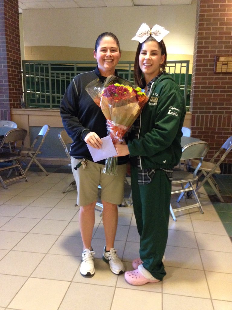 NashobaCheer's tweet photo. A big happy birthday to the best AD ever! 💚💛🐧 https://t.co/D5cByiHo4d