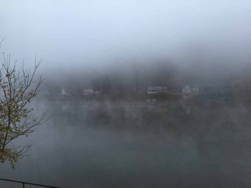 Our view from the Foxburg Inn