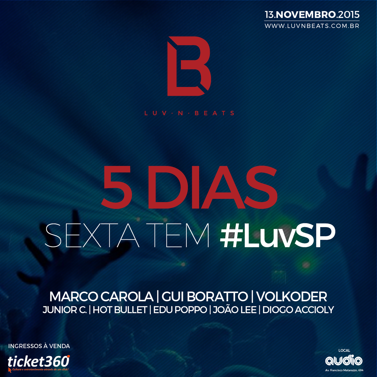 luvNbeats's tweet photo. Que venha a semana + esperada do ano para os fãs de Techno em SP! #LuvSP nesta sexta: https://t.co/NQnlzMWEb7 https://t.co/E3n2ZoVrCK