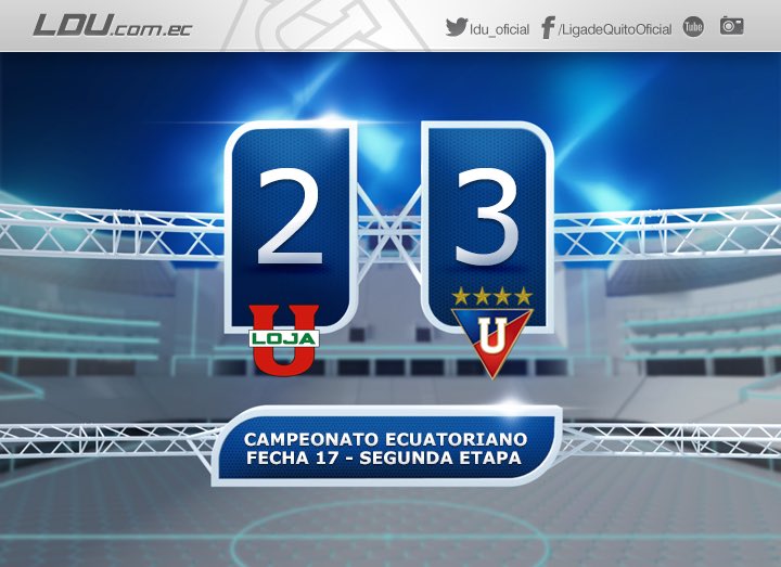LDU_Oficial's tweet image. ¡En el último minuto! #LDU dio vuelta el marcador y se trajo los 3 puntos de Loja. bit.ly/1NC0mH6 👏🏼👏🏼🔝