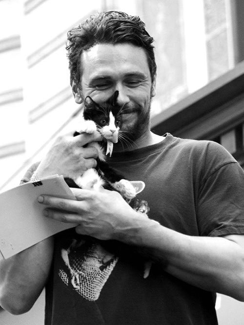 timelessbae's tweet photo. James Franco &amp; Cats https://t.co/GyLnAMI0rK
