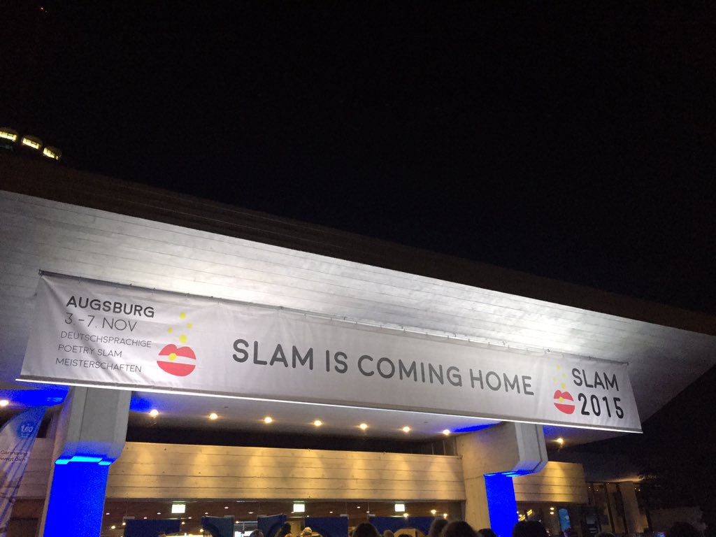 Vielen Dank #slam2015 für diese schönen Tage in Augsburg! Gratulation an ALLE! #yasmohatgesagt 1000 Liebe!
