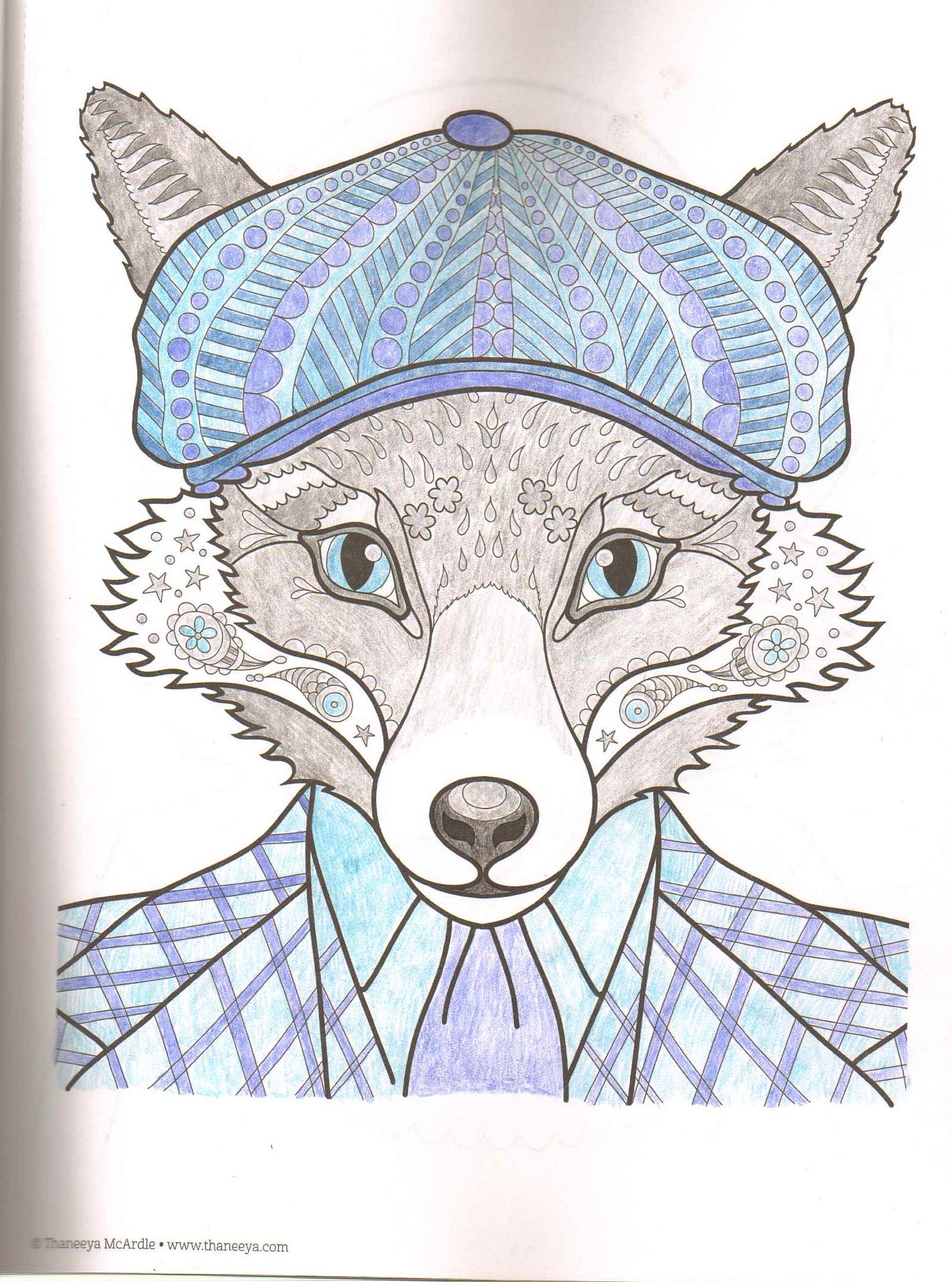 Download Amanda Pinchbeck On Twitter My Silver Fox From Dapper Animals Coloring Book Https T Co W4i7v2txk5