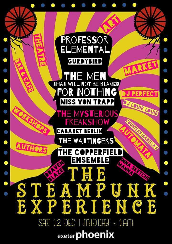 It's #steampunk #Christmas!  <a href="/music_gigs/">Music Gigs</a> <a href="/GiGS_Official/">GiGSmagazine</a> <a href="/WestDevonSocial/">West Devon Social</a> <a href="/DevonMusicMag/">Devon Music Mag</a> <a href="/DevonLife/">Devon Life</a> @ExeterLifemag