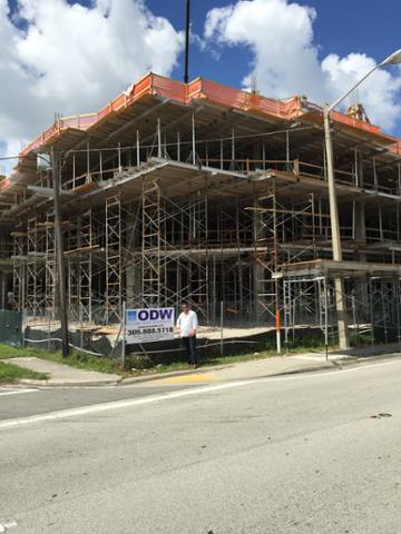 oceandoorwindow's tweet photo. President Yuxmiell Mujica at our new project site, for the Palace at Dania Beach apartments. https://t.co/1IKPsPQ57N
