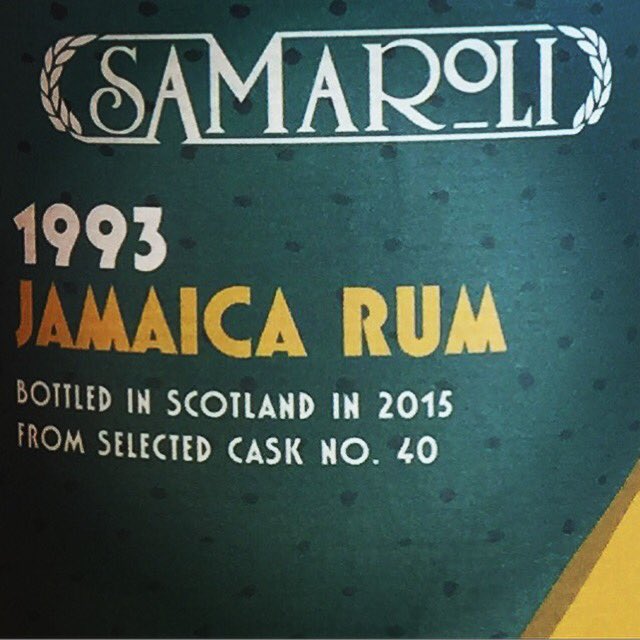 rumcorner's tweet photo. Dirty funk by #Samaroli feat. #HampdenEstate. Review up now at https://t.co/oY3BMWKTyk #rumcorner #rumreview https://t.co/P0eoXfDPN7