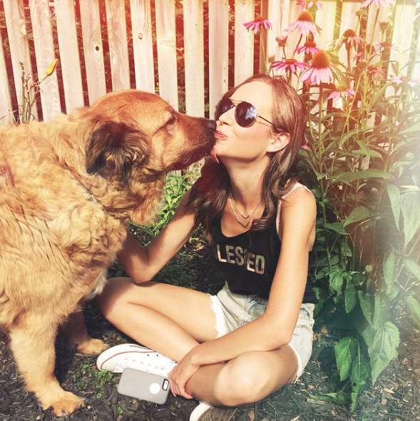 SociableApparel's tweet photo. Nothing better than a little puppy love!! #SundayFunday #Blessed #love #Puppykisses #Sociable https://t.co/7EamXq8mGJ