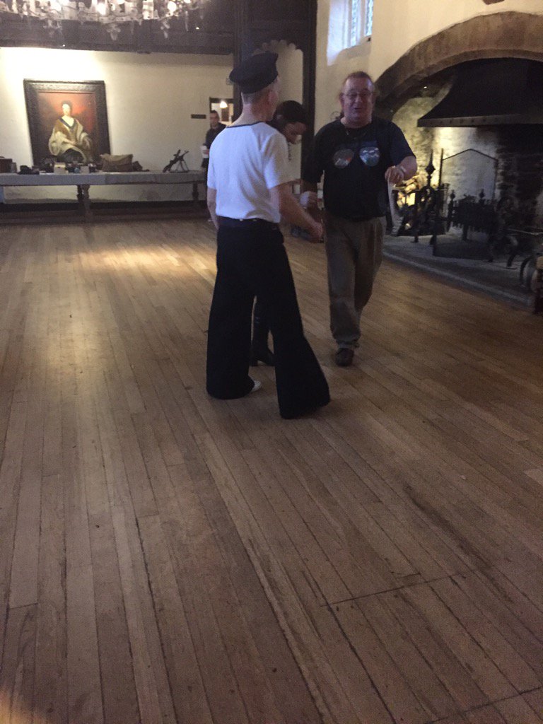 The Lindy hop lessons in the Great Hall !