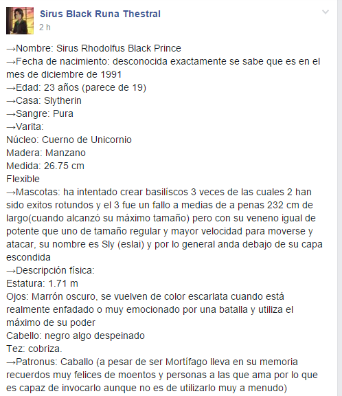 potterfails's tweet photo. La mejor ficha que he leído, señores... 👏👏 https://t.co/ZWavjD7bo2