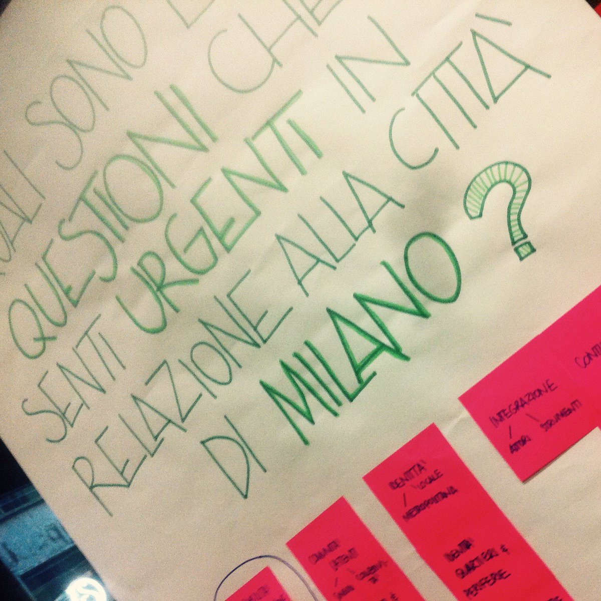 100in1giorno's tweet photo. Ieri il primo workshop per confrontarci, discutere, proporre: il percorso verso l'edizione 2 di #100in1mi è iniziato https://t.co/AcDcUdlXm3