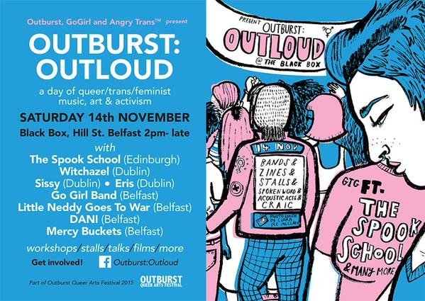 belfemnet's tweet photo. We ❤💛💚💙💜 @OutburstArts !Next Sat we'll be at Outburst:Outloud with our pals @HollabackBelf @gogirlparty @RTNBelfast https://t.co/THTBXM1IVu