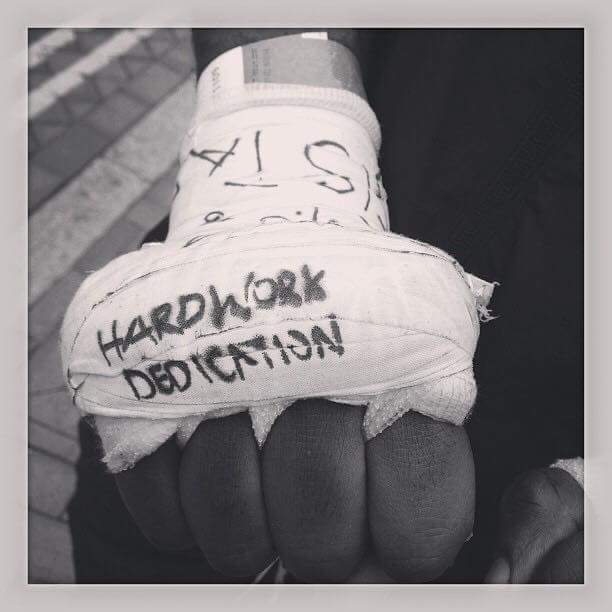 WoottonGreg's tweet photo. Training &amp; working hard leaves me jaded sometimes. But I live with no regret. It'll all be worth it at @LionFight https://t.co/sYdWTpfCHg