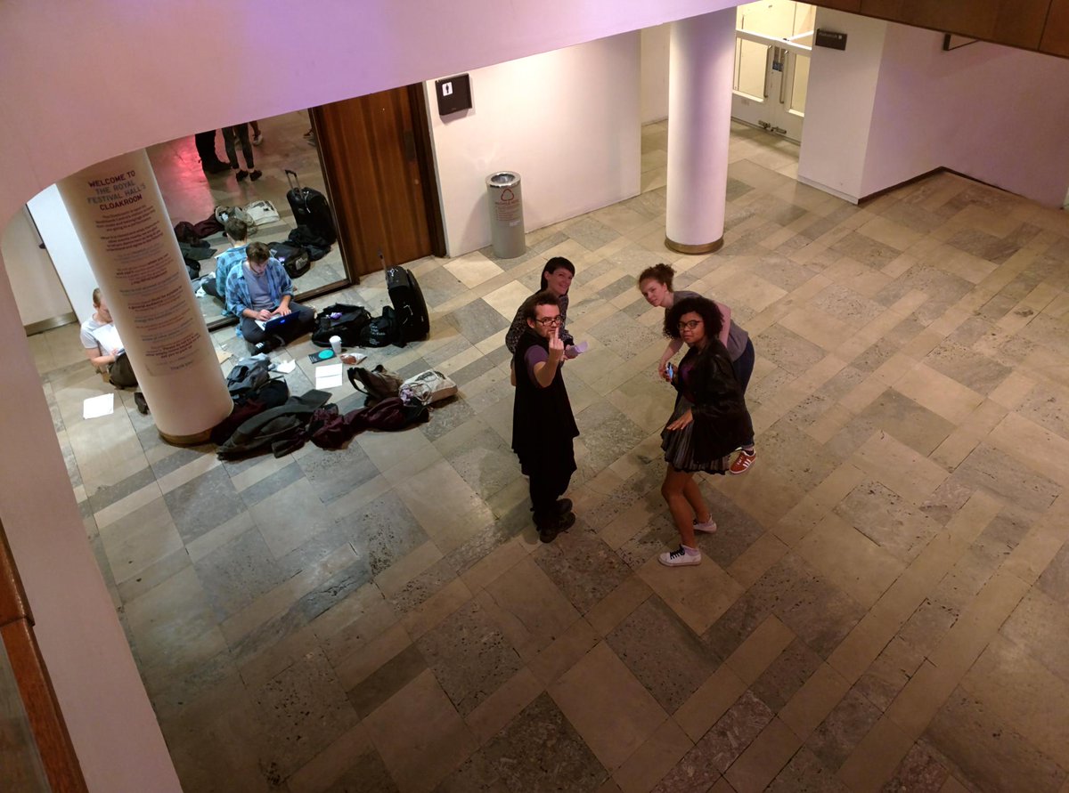 sparethepoets's tweet photo. #Sparethepoets rehearsing for the #GlobeRoadFestival woo!!

#Poetry #Southbank https://t.co/mCxTifa0Aa