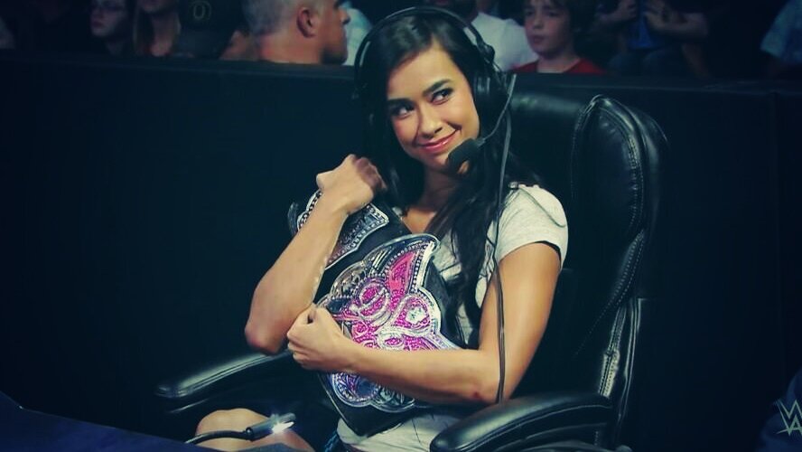 DijengLebza's tweet photo. I wish @AJBrooks could have a surprise divas championship match then leave with the title. That'll be real awesome. https://t.co/ezWsOk6Ezk