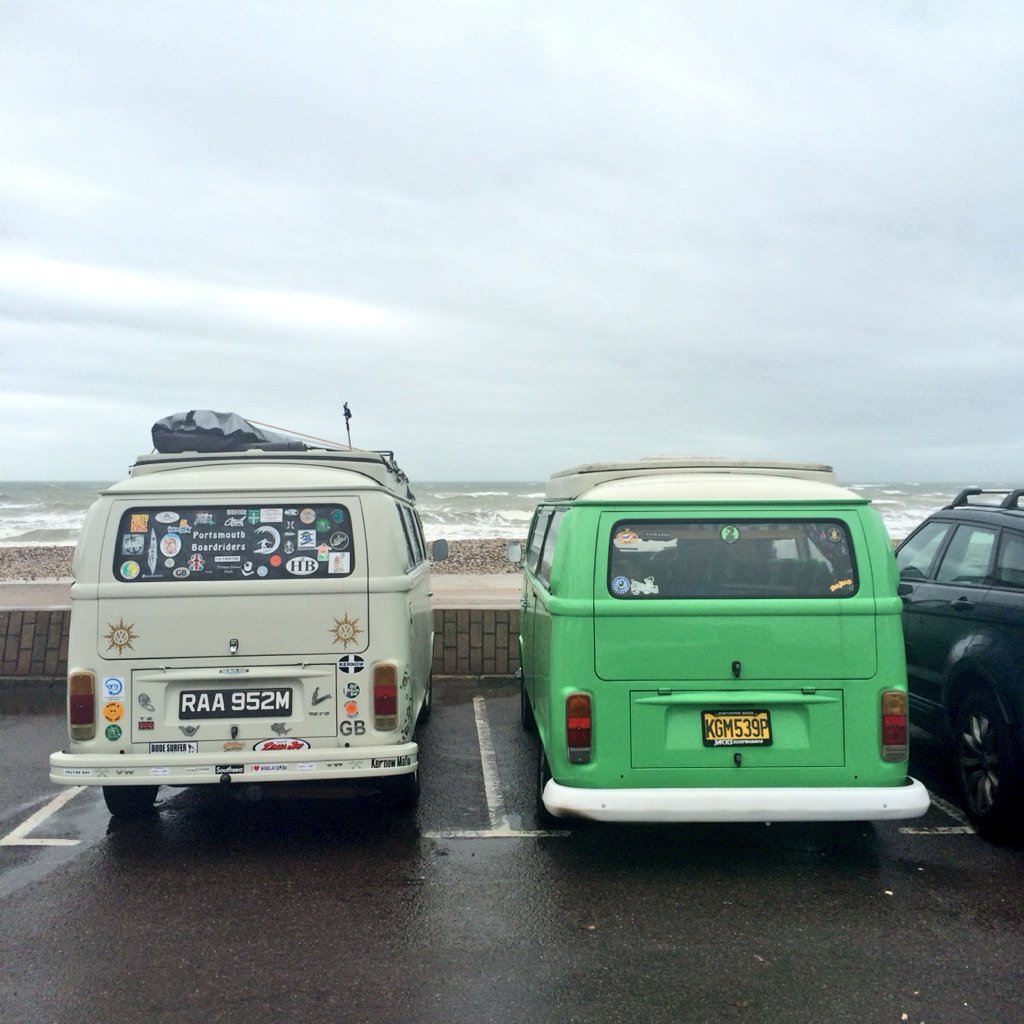 Arnie and @kortzzzz Jermima at Bracklesham Bay