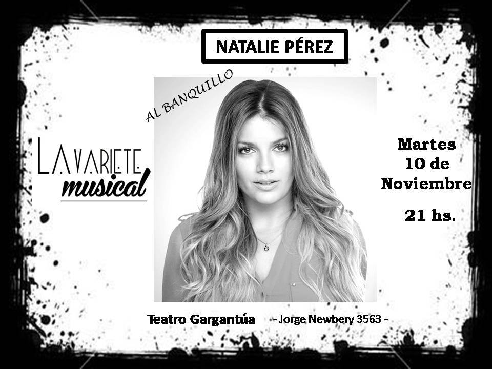El próximo Martes 10 de Nov! recibimos a <a href="/NataliePerezz/">NATALIE</a> en AL BANQUILLO! veni a divertirte y conocerla un poco mas!