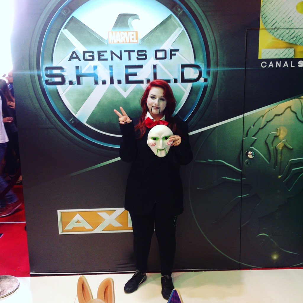AXN_LA's tweet photo. #comicconaxn Jigsaw nos visitó en nuestro stand exclusivo!! https://t.co/XD2R0dWORw