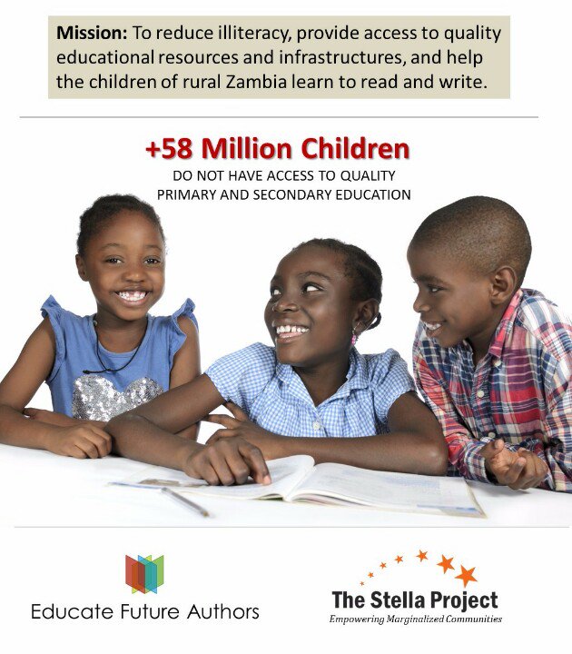 stellaprojectz's tweet photo. "Educate Future Authors" launching in 8 hours... #forabetterworld https://t.co/08hSIOUBTQ