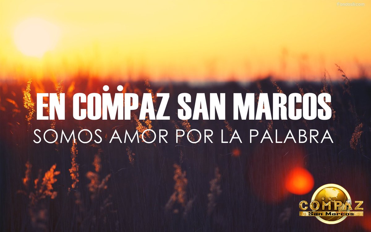 PastorJuanJose's tweet photo. En #COMPAZSANMARCOS somos amor por la palabra. #MiDomingoNoEsNegociable https://t.co/muRlpmhtNe