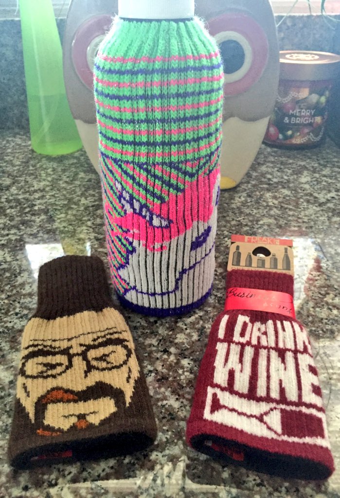 ThisJoyfulLife's tweet photo. Finally found @FreakerUSA #koozies today & had to stock up! Love them! #OneSizeFitsAll #SharkTank #FancyBottles https://t.co/7DTO2d2aYr
