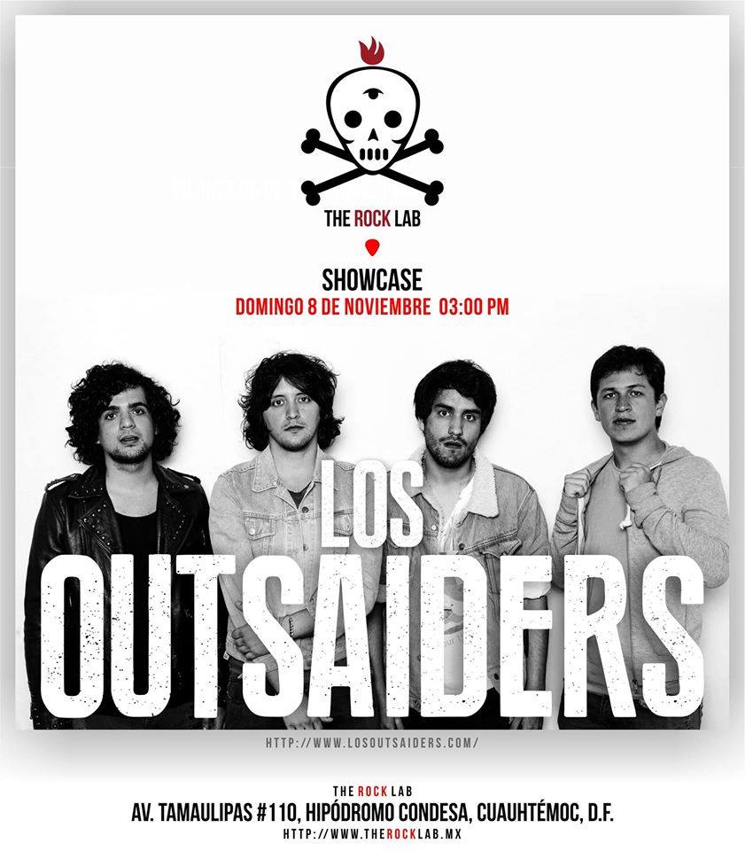 Therocklab's tweet photo. HOY a las 3.00pm en #TheRockLabSessions @LosOutsaiders harán un showcase. Entrada libre en @Therocklab. https://t.co/cRNzoyViWX